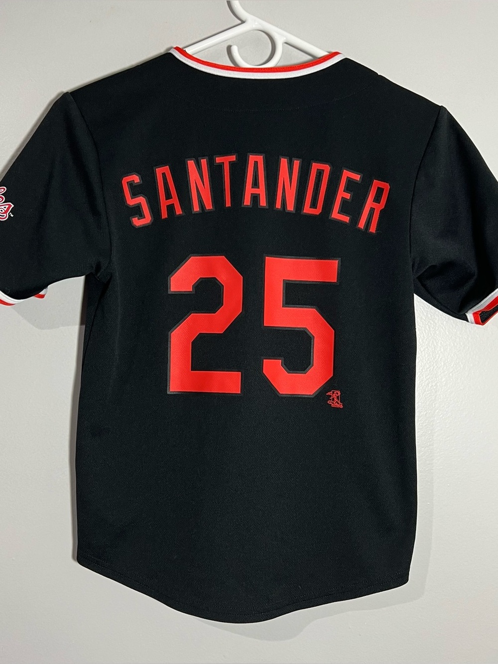 MLB Baltimore Orioles Anthony Santander Black Baseball Jersey Youth Medium